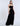 Cutout Shirring Bow Tie Gown